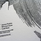 _0003_Taiga_Douglas_Quin_LP_record_letterpress_credit_detail _0003_Taiga_Douglas_Quin_LP_record_letterpress_credit_detail